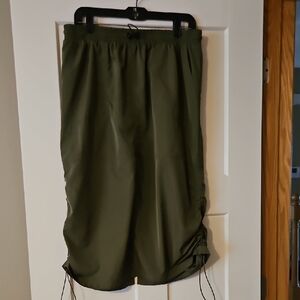 Olive Green Women's Skirt